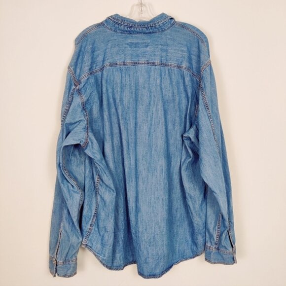 Levi's Strauss Men's Button Down Denim Jacket Size XXL Jean Jacket Snap Buttons - Picture 4 of 11